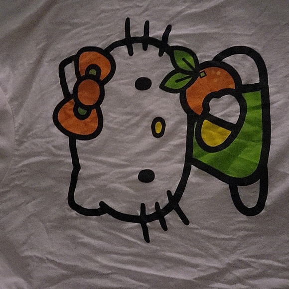 Sanrio Tops - Hello Kitty orange tee